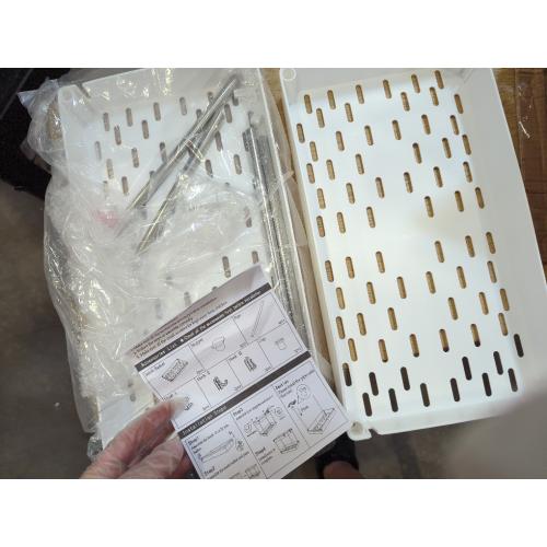 2 Tier Storage Car WHITE