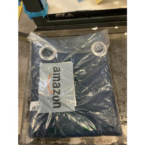 NICETOWN Window Treatment Energy Saving Thermal Insulated Solid Grommet Blackout Curtains/Drapes for Living Room (Navy, 1 Pair, 42 by 84-Inch)