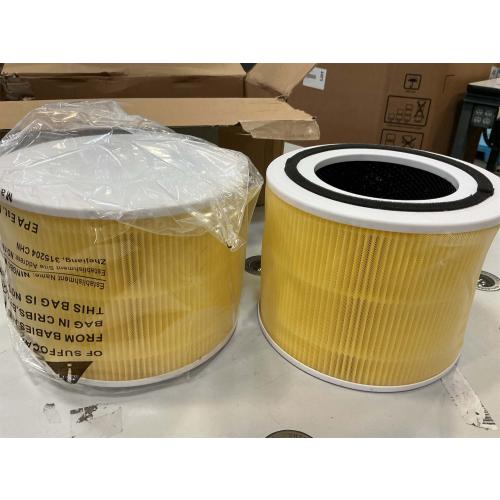 Core 300 Pet Care Replacement Filter, Compatible with LEVOIT Core 300/300S Air Purifier, 3-in-1 H13 Grade, True HEPA Replacement Filter, Compare to Part No. Core 300-RF-PA, Yellow, 2 Pack