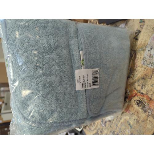 Haven, G3490, Haven Turkish Towel, Celestial Blue Hand, 6pcs