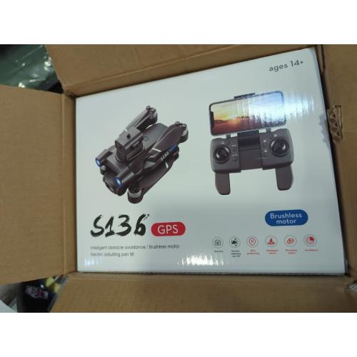 Remote Control Drone with Dual Cameras Obstacle Avoidance Brushless Foldable 360 Degrees Flip WiFi 2.4GHz RC Quadcopter Toy Kids Adults Birthday Gift (Black)