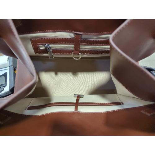 Brown Leather Tote Bags for Women Large Tote Bag Retro Top-handle Bag Trendy Work Bag PU Leather Purse 2025