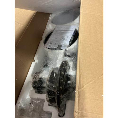 ZMISHIBO 72 inch Aluminium Blade Ceiling Fans with Lights and Remote, Outdoor Ceiling Fans for Patio Living Room with Quiet DC Motor, 6 Speed Reversible, 3 CCT, Black Industrial Ceiling Fan, 8 Blades