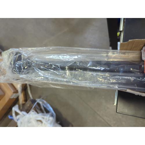 Reinforced 42 Extra Tall Pet Gate 55 Wide Retractable Baby Gate with Support Rods - Retractable Dog Gate Indoor/Outdoor Retractable Gate, Bottom Anti-Escape Tall Dog Gates for Doorways, Black