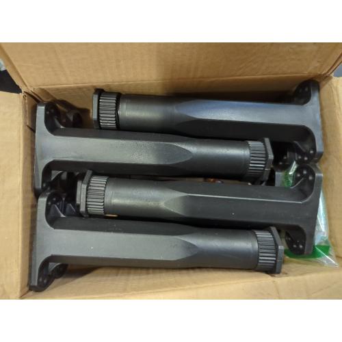 8 PCS Adjustable Height Bed Support Legs 8.27-14.96 Inch Heavy Duty Furniture Replacement Legs with Screws for Bed Frame Slats Sofa Table Cabinet Dresser Chair