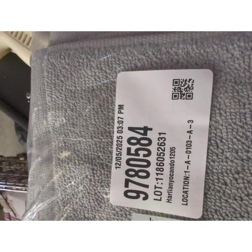 Haven Organic Cotton Terry 21 X 34 Bath Mat in Harbor Mist Grey