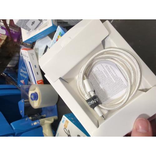 Anker 3' Braided Lightning to USB-A Charging Cable - White