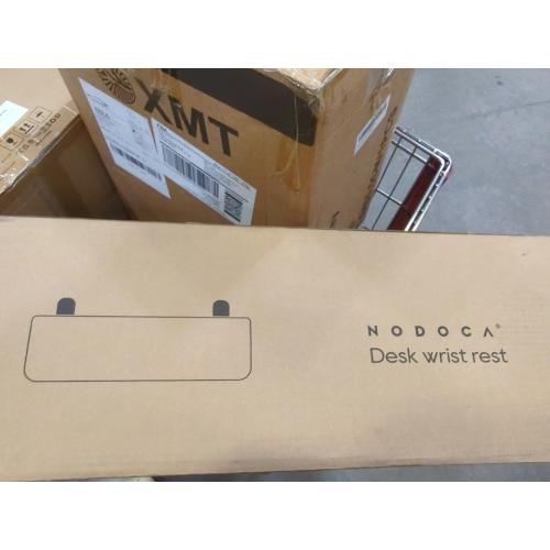 Black 30 NODOCA Arm Rest for Desk, Ergonomics Wrist Rest, Desk Extender, Soft Sponge Built-in, Comfortable Arm Support for Desk, Wrapped in Eco-Friendly Leather, Foldable Elbow Rest for Desk(1, Black, 30'')