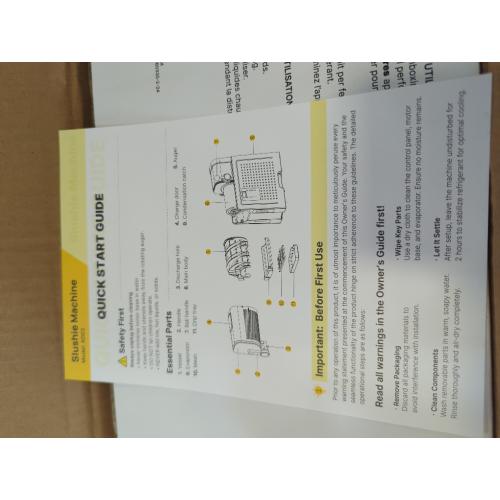 Grey Slushie Machine, EZBASICS Slushy Machine for Home No Ice Needed, Professional Frozen Drink Maker with LED Display, 6 Pre-Set Programs for Frozen Margaritas, Frappés and Ice Cream, 1Pack   6Modes