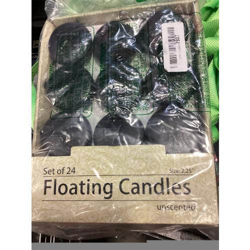 Royal Imports Black Floating Candles 3 - Made in USA Pack of 12 Unscented Dripless Wax Discs - 10 Hour Burn Time - for Centerpieces, Weddings, Events, Home Décor