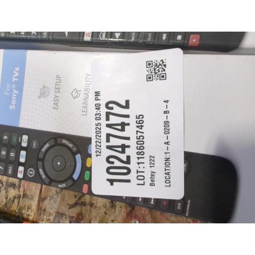 Insignia™ - Replacement Remote for Sony TVs - Black