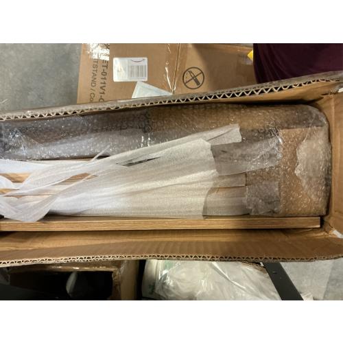 Wood Nightstand with Charging Station, Bedside Table with Fluted Drawers and Outlet, Boho Night Stand for Bedroom, Living Room, Office (Rustic Walnut)