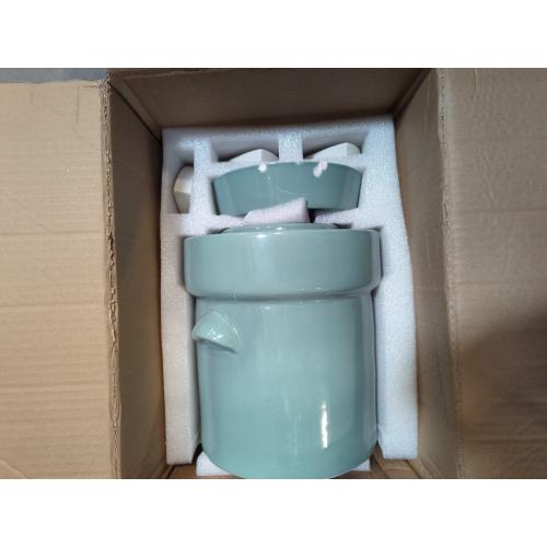 Fermentation Crock Jar Sauerkraut Crock -For Onggi Kimchi Pot (1.3 Gallon) Ceramic Fermenting Crock with Glazed Weights for Fresh Chinese Pickle, Kimchi & Kombucha - Stoneware Pickling Crock