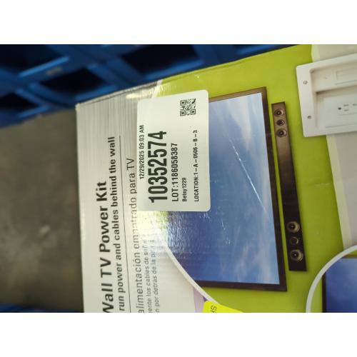 Legrand On-Q 4-27/64-in x 10-in PVC White Flat Screen Tv Kit