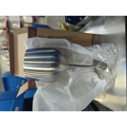 2 Pack Silver Gusto Nostro Stainless Steel Wine Glass - Cute, Unbreakable Wine Glasses for Travel, Camping and Pool - Fancy, Unique and Cool Portable Metal Wine Glass for Outdoor Events, Picnics (Set of 2)