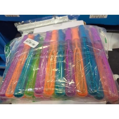 Jumlys 36 Pack Big Bubble Wands Bulk in 6 Colors, Bulk Party Favors for Kids, Ideal for Easter, Summer, Halloween, Valentine, School Classroom Prizes for Boys & Girls, Ideal Goodies Bags Stuffers