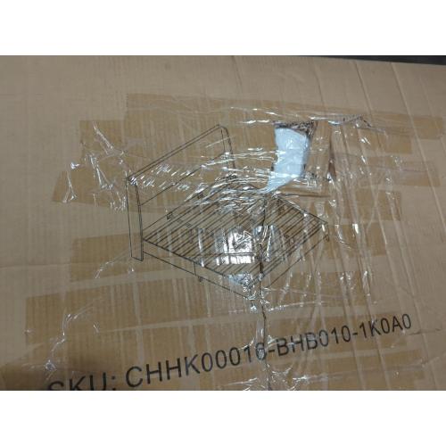 King Bed Frame Wingbacked Cream