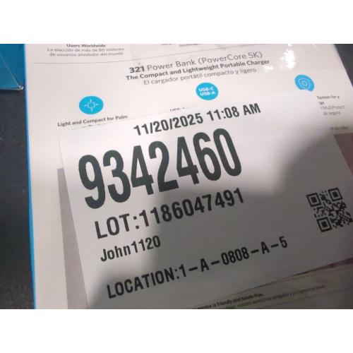 Anker 5000mAh Power Bank PowerCore 5K 12W 1A1C - Black