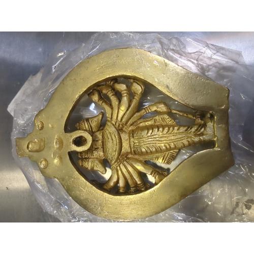 Gold eSplanade Brass Panchmukhi Hanuman Wall Hanging Anjaneya Pavan Putra Bajrangbali Maruti Idol Murti Moorti Statue - 6 Inches