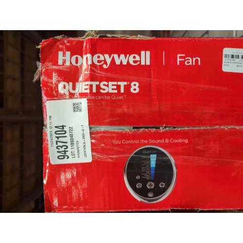 Honeywell QuietSet 40 in. H 8 speed Oscillating Tower Fan Remote Control