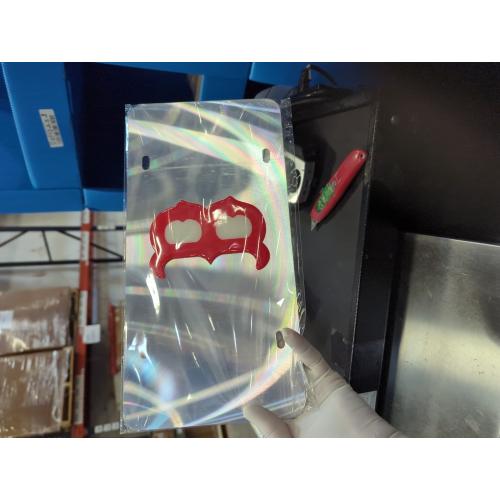 WinCraft MLB Boston Red Sox Crystal Mirror Logo B License Plate, Team Color, One Size