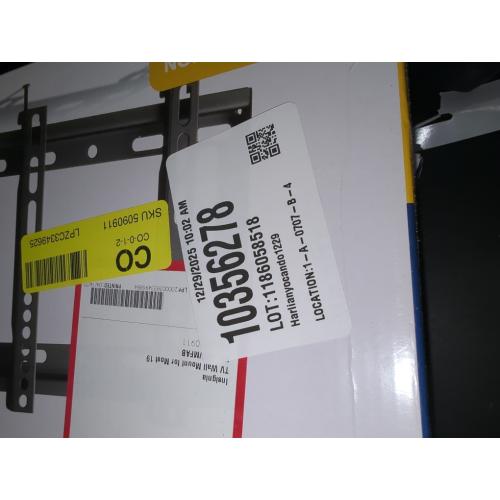 Insignia™ - Fixed TV Wall Mount for Most 19 - 43 TVs - Black