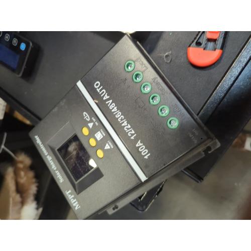 100A MPPT Solar Charge Controller 12V 24V 36V 48V LCD Display Battery Intelligent Regulator Max 100V Input Dual USB for Lead-Acid/Lithium (100A)