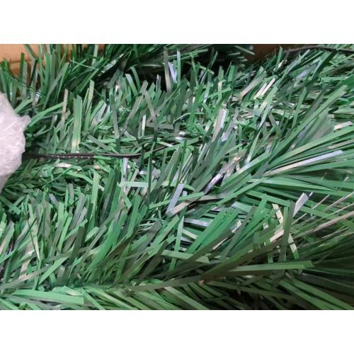 Juegoal 7 ft Pre-Lit Optical Fiber Christmas Artificial Tree, with LED RGB Color Changing Led Lights, Snowflakes and Top Star, Festive Party Holiday Fake Multicolor Xmas Tree with Sturdy Metal Legs