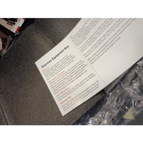 Walking Pad Mat for Carpet, Treamill Mat for Hardwood Floors, High Density, 1/4 Thickness, Folable, Floor Protection for Bike, Elliptical, Treadmill