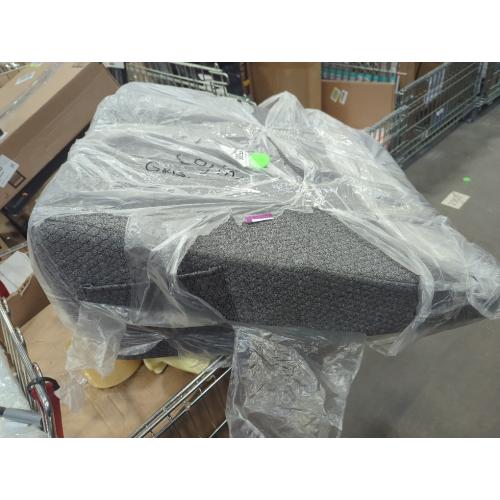 Color Grey Size Large Wedge Pillow, Bed Wedge Pillow, Elevated Body Pillow for Back Support, Acid Reflux, Leg, Neck Pain, Snoring, Triangle Pillow Wedge - Cooling Memory Foam Top, Dark Grey