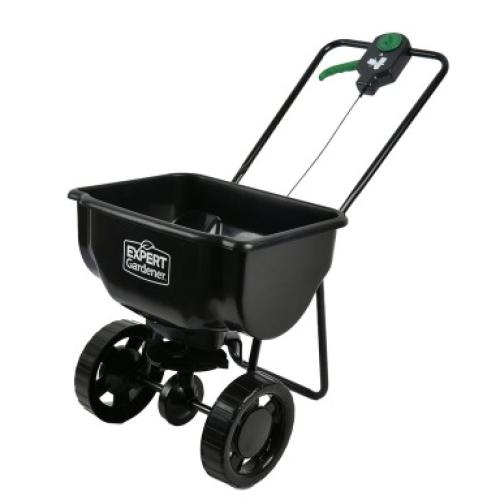 164Expert Gardener 66 lb Capacity Push Broadcast Spreader