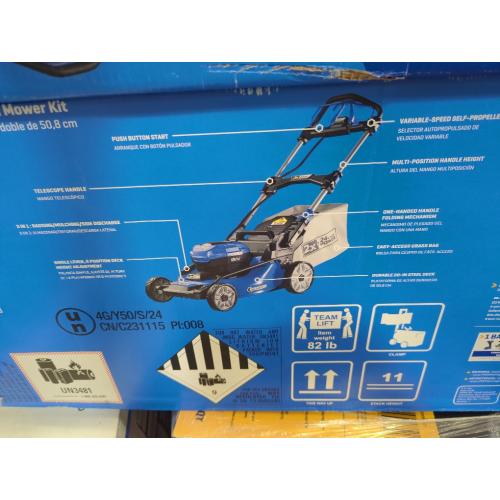 Kobalt 2x24 48-volt 20-in Cordless Self-propelled Lawn Mower 5 Ah (2-Batteries and Charger Included)