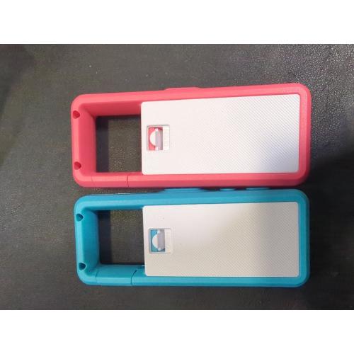 Pink and Blue 2 Pack QUOLIX Walkie Talkies for Kids Rechargeable, Kids Walkie Talkies with NOAA & VOX, 1020mAh Battery Toys for 3-12 Year Old Boys Girls, Durable Outdoor Gift for Camping, Hiking, Backyard Games (2 Pack)