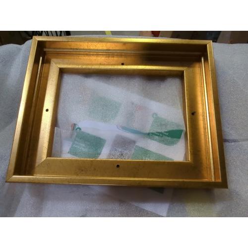 Canvas Floater Frame for 11“x 14 Canvas Paintings,Canvas Frame,Canvas Floater Frame,Canvas Floating Frame,Floating Frame for Canvas with 0.6~0.9 Deep Floater Frame for Wall Decor (Gold)