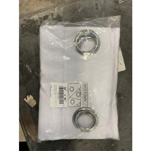 NICETOWN White Sheer Curtains 84 inches Long - Home Decoration Grommet Airy & Lightweight Elegant Window Treatments with Light Filtering for Bedroom/Living Room (2 Panels, W54 x L84)