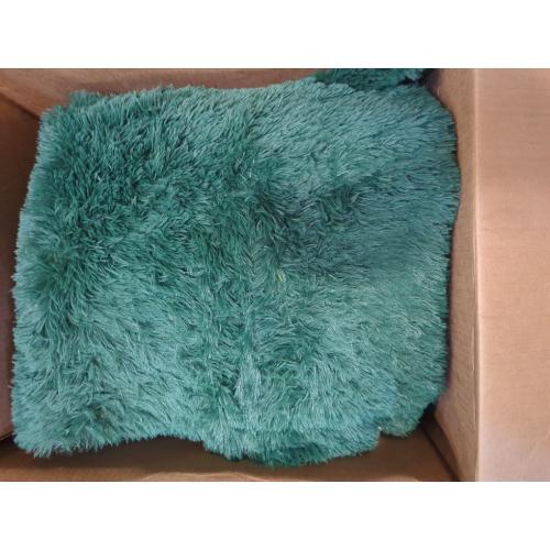 Green Fluffy Rug for Bedroom 4x5.9 ft - Ultra Soft & Non Slip Shaggy Area Rug, Comfy Durable Carpet for Living Room Kids Room Teens Dorm Home Decor, 1.7'' Thick Indoor Plush Carpets