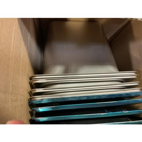 Baderke 4 Pack 1/6 Size Hotel Steam Table Pans with Lids, 6 Inch Deep 0.7 mm Thick 304 Stainless Steel Hotel Pans for Food Warmer, Cooking, Catering, Buffet and Commercial Kitchen Use