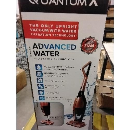 Quantum X Upright Water Filter Vacuum — The Best Bagless Household Vac Cleaner with Water & MicroSilver Filtration to Clean Wet & Dry Messes - Pet, Dog Hair & Toddler Spills on Carpet & Hardwood Floor