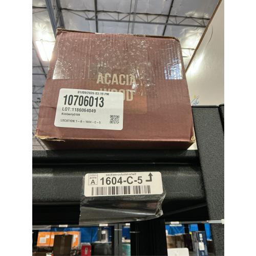 Gusto Nostro Wood Wine Rack, 7 Bottle, 2 Tier Wooden Countertop Free Standing Shelf - Bottle Holder Stand for Home Bar Tabletop, Cabinet Inserts, Kitchen, Wine Cellar Storage (Acacia)