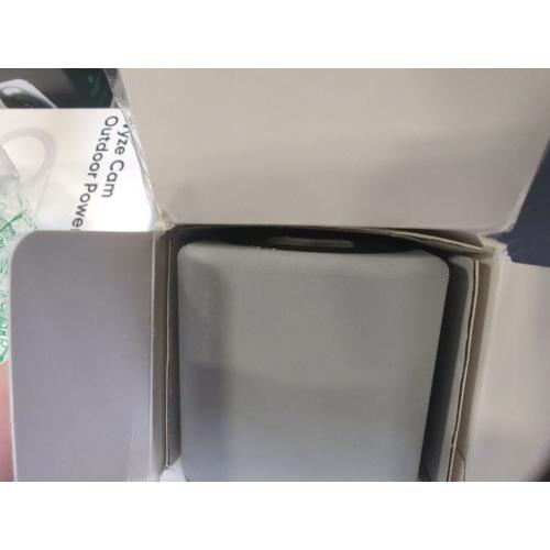 Color Grey Wyze Cam V4 Plug-in Indoor and Outdoor Smart-Enabled Security Camera