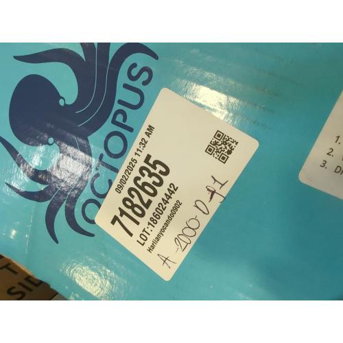 U.S. Pool Supply Octopus Handheld Pool Vacuum Cleaner - Cordless, Rechargeable, Powerful 2-Speed Suction, Dual Filtering, Scrub Brush Head, Cleans Removes Debris, Above-Ground, In-Ground Pools, Spa