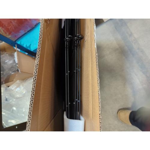 SUNLAX 5 Panels Decorative Garden Fence 12ft(L) x 32in(H) Metal Fence Panels Dog Fence Animal Barrier Fence No Dig for Backyard Outside Yard Patio Without Gate