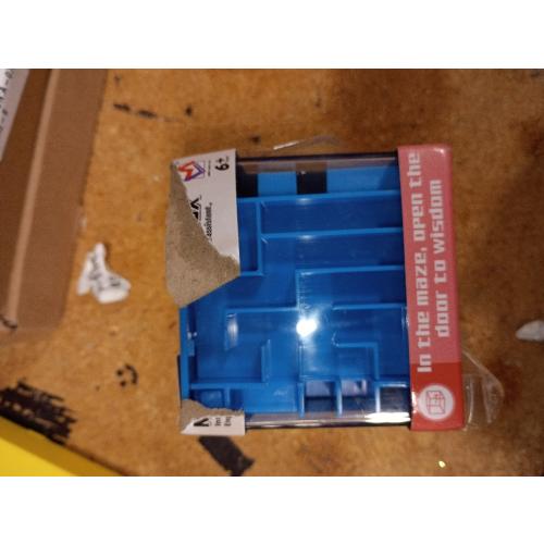 Money Maze Puzzle Boxes Blue, Money Gift Boxes for Cash Pop Up, Money Puzzle Box for Cash Gift Kids Adults