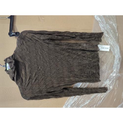 Women's Large Long Sleeve Bodycon Turtleneck Tees Top Lace Sexy See Through Sheer Mesh Eyelash Trim Shirts Elegant Blouse