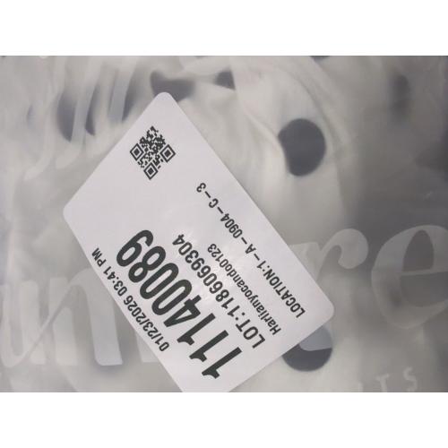 Size M.Women Skirt Suit Short Sleeve Square Neck Polka Dots Printed Cropped Top High Waist Slit Skirt