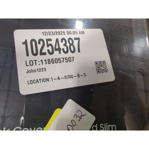 Samsung - Galaxy Tab S8 , Tab S7 FE, Tab S7  Slim Book Keyboard Cover - Mystic Black