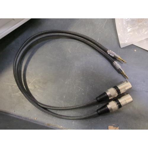 Tisino 3.5mm to XLR Cable Unbalanced Mini Jack 1/8 inch to XLR Male Adapter Microphone Cord- 1.6ft/50cm
