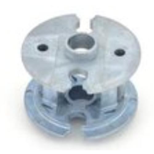 Baldwin 6504009 2-1/8 Inch Pre-Drilled Spring Assist Door Adaptor