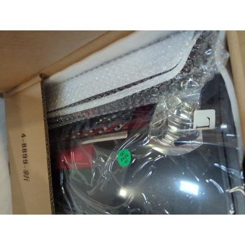 LED Tail Light   3rd Third Brake Light Fit for Dodge Ram 1500 2002-2006, for Dodge Ram 2500 3500 2003-2006, Taillight Assembly and High Mount Stop Light, 3 Pcs, Chrome Housing Clear Lens