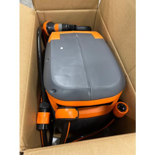 Retractable Garden Hose Reel Outside [1/2 inch ×100 FT], VOTREK Automatic Rewind Wall Mounted Hose Reel [Heavy Duty] with Any Length Lock, 180° Swivel Bracket, 9 Modes Nozzle for Watering Cleaning